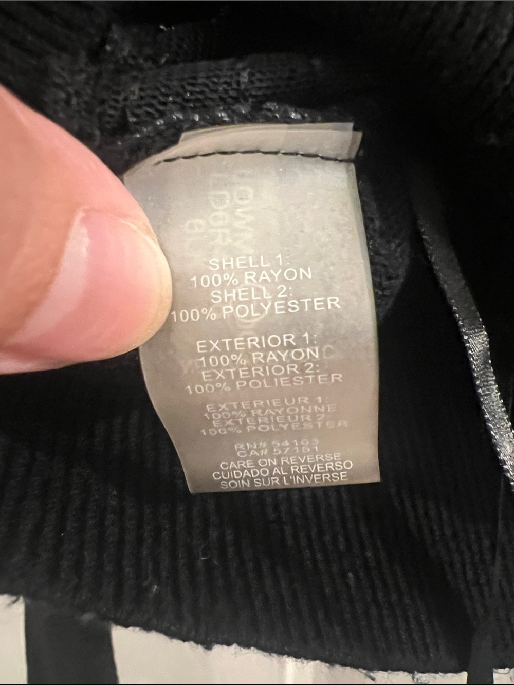 Karl Lagerfeld Black Floral Embossed Front Cardigan - Picture 3 of 3